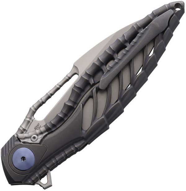 Rike Knife Thor 6 Framelock Gray Titanium M390