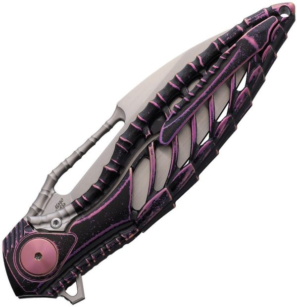 Rike Knife Thor 6 Framelock Purple Titanium M390