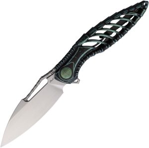 Rike Knife Thor 6 Framelock Green Titanium M390