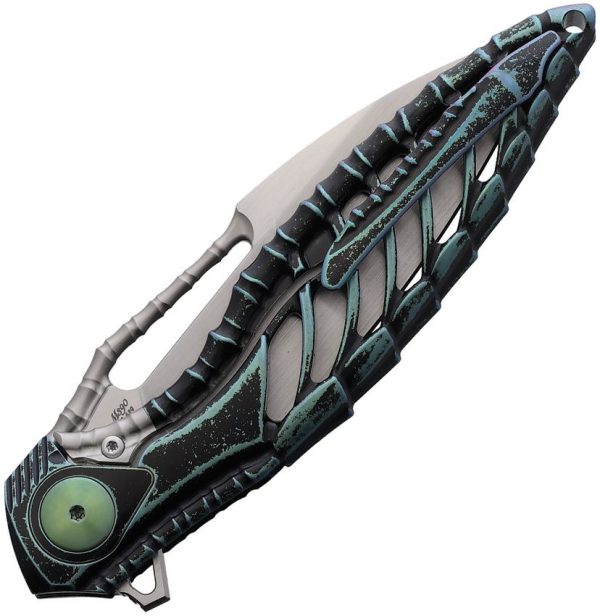 Rike Knife Thor 6 Framelock Green Titanium M390