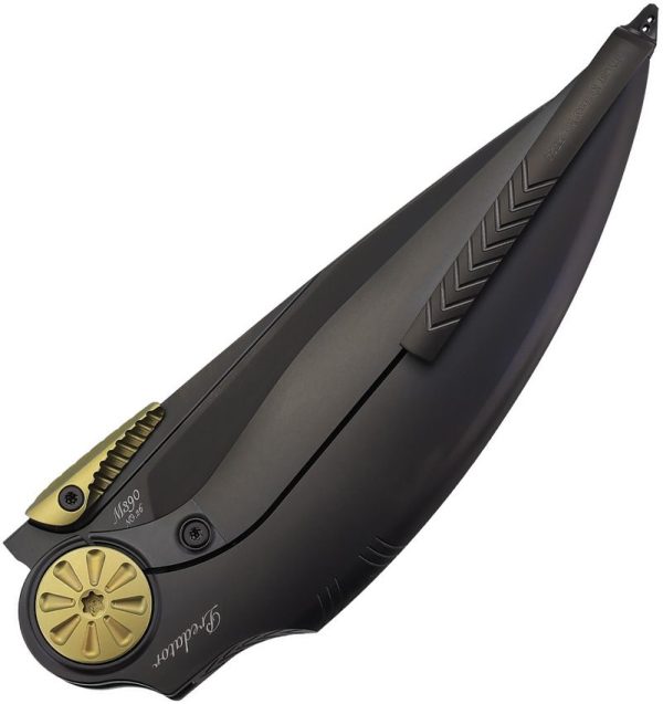 Rike Knife Predator P Framelock Black DLC M390