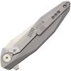Rike Framelock M390 Blade Folding Knife Gray Titanium