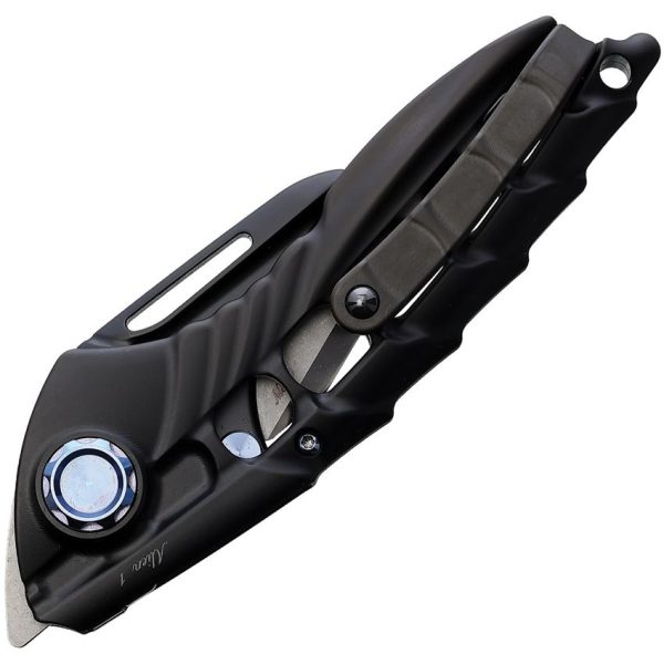 Rike Knife ALIEN1 Framelock M390 Black Titanium