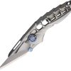 Rike Knife ALIEN1 Framelock M390 Gray Titanium