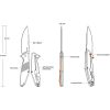 RUIKE D191 Framelock Black G10 Folding Knife