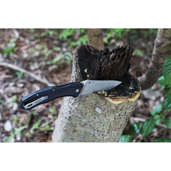 RUIKE D198 Linerlock Black Nylon Folding Knife