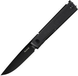 RUIKE D712 Linerlock Black G10 Drop Point Knife