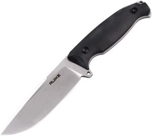 RUIKE Jager F118 Fixed Blade Knife 14C28N Stainless Black G10