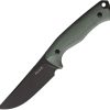 RUIKE F186 Fixed Blade Green D2 Steel Canvas Micarta Knife