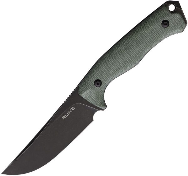 RUIKE F186 Fixed Blade Green D2 Steel Canvas Micarta Knife