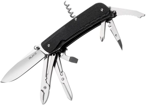 RKEL41B.jpg RUIKE L41 Large Multitool - Black G10 Pliers Model
