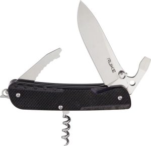 RUIKE LD21 Multitool Folder - Black G10 Mirror Blade
