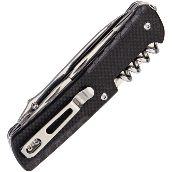 RUIKE LD32 12-in-1 Folding Multi Tool 12C27 Blade Black G10