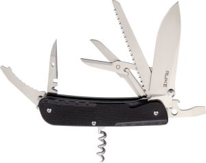 RUIKE LD42 12-in-1 Multi Tool Folding Knife 12C27 Blade Black G10