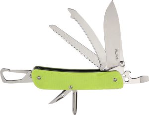 RUIKE LD43 Trekker 12-in-1 Multi Tool Green G10 Folding Knife