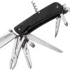 RUIKE LD51 Multifunctional Folding Knife Black G10 4.5"