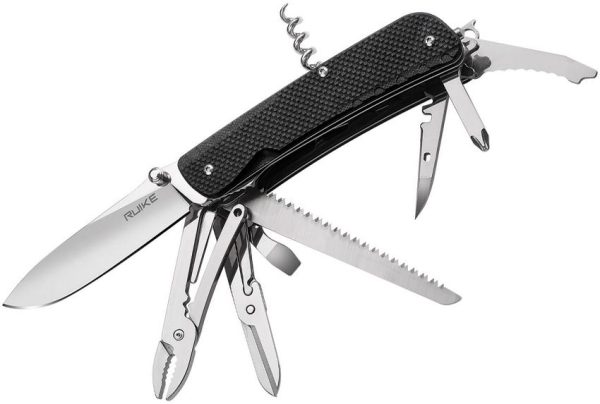 RUIKE LD51 Black G10 17-in-1 Multi Tool Folding Knife