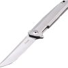 RUIKE M126-TZ Framelock Folding Knife N690 Titanium Gray