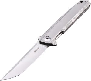 RKEM126TZ.jpg RUIKE M126-TZ Framelock Folding Knife N690 Titanium Gray