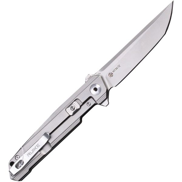 RUIKE M126-TZ Framelock Folding Knife N690 Titanium Gray