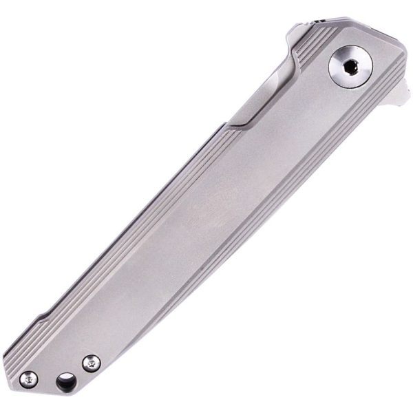 RUIKE M126-TZ Framelock Folding Knife N690 Titanium Gray