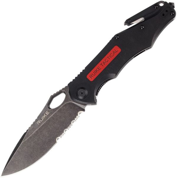 RUIKE M195 Framelock Beta Plus D2 Steel Folding Knife Black G10