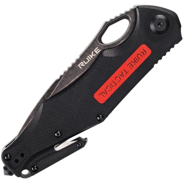 RUIKE M195 Framelock Beta Plus D2 Steel Folding Knife Black G10