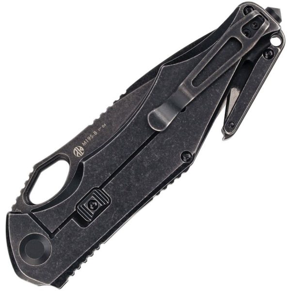 RUIKE M195 Framelock Beta Plus D2 Steel Folding Knife Black G10