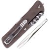 Ruike M31 Premium Multi-Tool Folder Brown 15 Tools