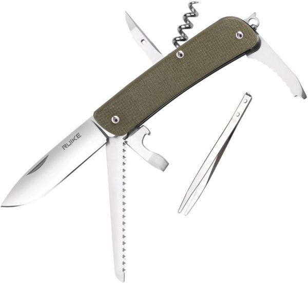 RKEM32G.jpg Ruike M32 Multi-Tool Folder Green G10 Saw Blade