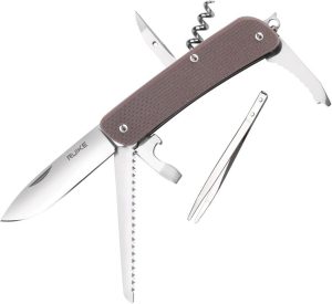 RKEM32N.jpg Ruike M32 Multi-Tool Folder Brown G10 Saw Blade