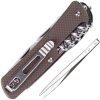 Ruike M32 Multi-Tool Folder Brown G10 Saw Blade