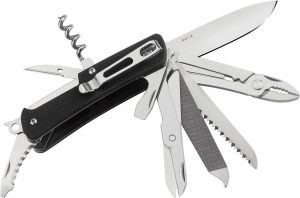 RKEM61B.jpg RUIKE M61 Medium Folding Knife 12C27 Sandvik Black G10