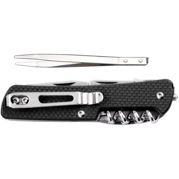 RUIKE M61 Medium Folding Knife 12C27 Sandvik Black G10