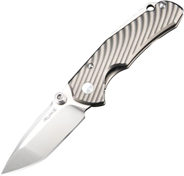 RUIKE M671-TZ Framelock Folding Knife 154CM Tanto Titanium
