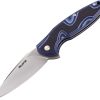 RUIKE Fang P105 Linerlock - Blue-Black G10