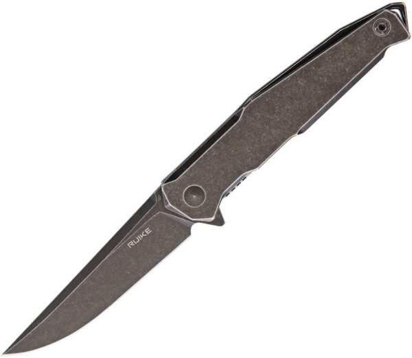 RUIKE P108 Beta Plus Black Folding Knife 14C28N Stainless Steel