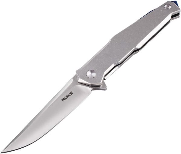 RUIKE P108 Folding Knife 3.5" 14C28N Framelock Pocket Clip