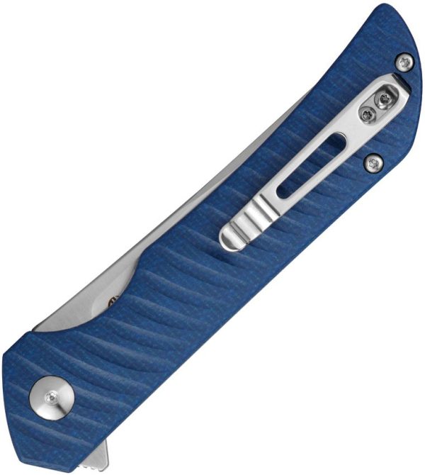 RKEP122ME_add_01.jpg Ruike P122 Linerlock Folding Knife Blue Micarta 14C28N Blade