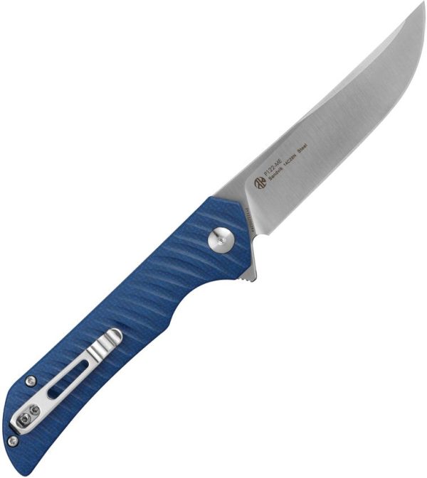 RKEP122ME_add_02.jpg Ruike P122 Linerlock Folding Knife Blue Micarta 14C28N Blade