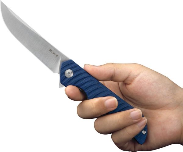 RKEP122ME_add_03.jpg Ruike P122 Linerlock Folding Knife Blue Micarta 14C28N Blade