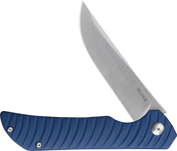 RKEP122ME_add_04.jpg Ruike P122 Linerlock Folding Knife Blue Micarta 14C28N Blade