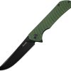 Ruike P122 Folding Knife 14C28N Green Micarta Linerlock EDC