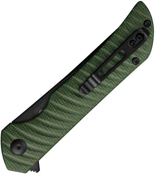 Ruike P122 Folding Knife 14C28N Green Micarta Linerlock EDC