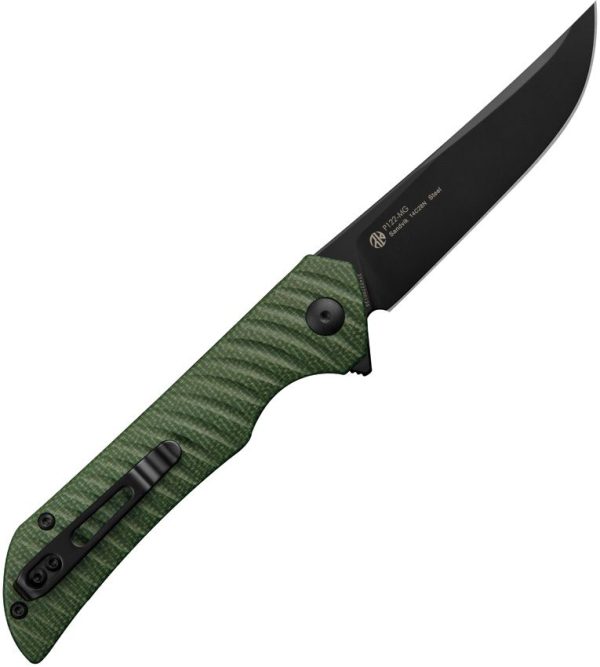 Ruike P122 Folding Knife 14C28N Green Micarta Linerlock EDC
