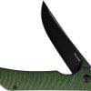 Ruike P122 Folding Knife 14C28N Green Micarta Linerlock EDC