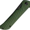 Ruike P122 Folding Knife 14C28N Green Micarta Linerlock EDC