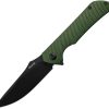 Ruike P123 Green Folding Knife 14C28N Stainless Micarta