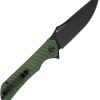 Ruike P123 Green Folding Knife 14C28N Stainless Micarta