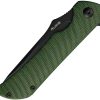 Ruike P123 Green Folding Knife 14C28N Stainless Micarta